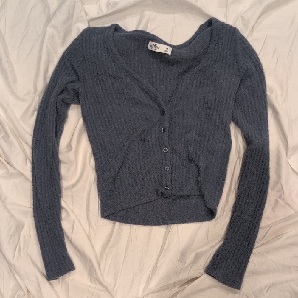Hollister Soft Blue Knit Sweater